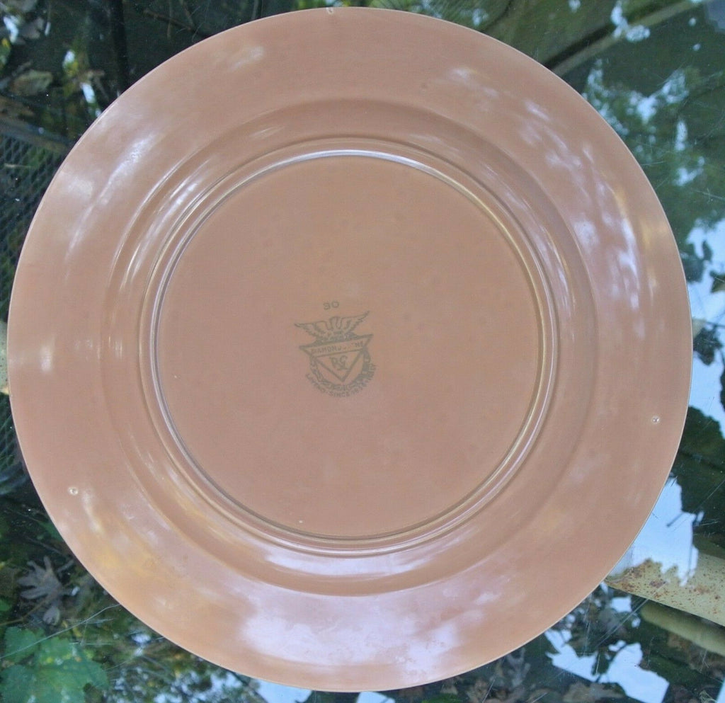 Diamondstone Laveno 12-1/2"  Platter with Flowers Made in Italy