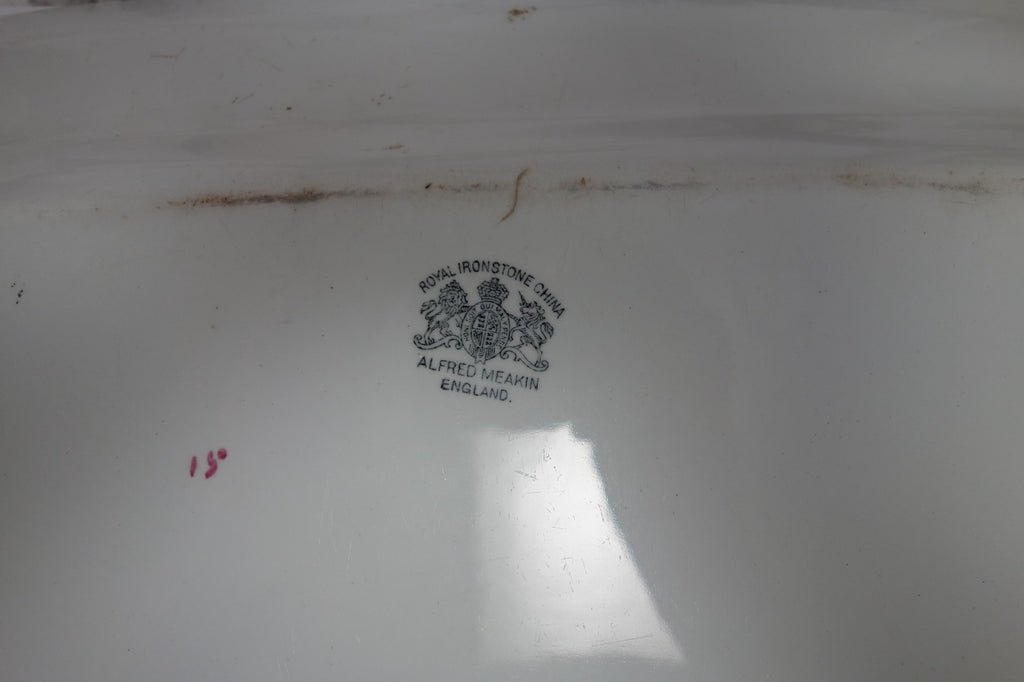 Antique Royal Ironstone China Alfred Meakin, England 15-3/4" Platter