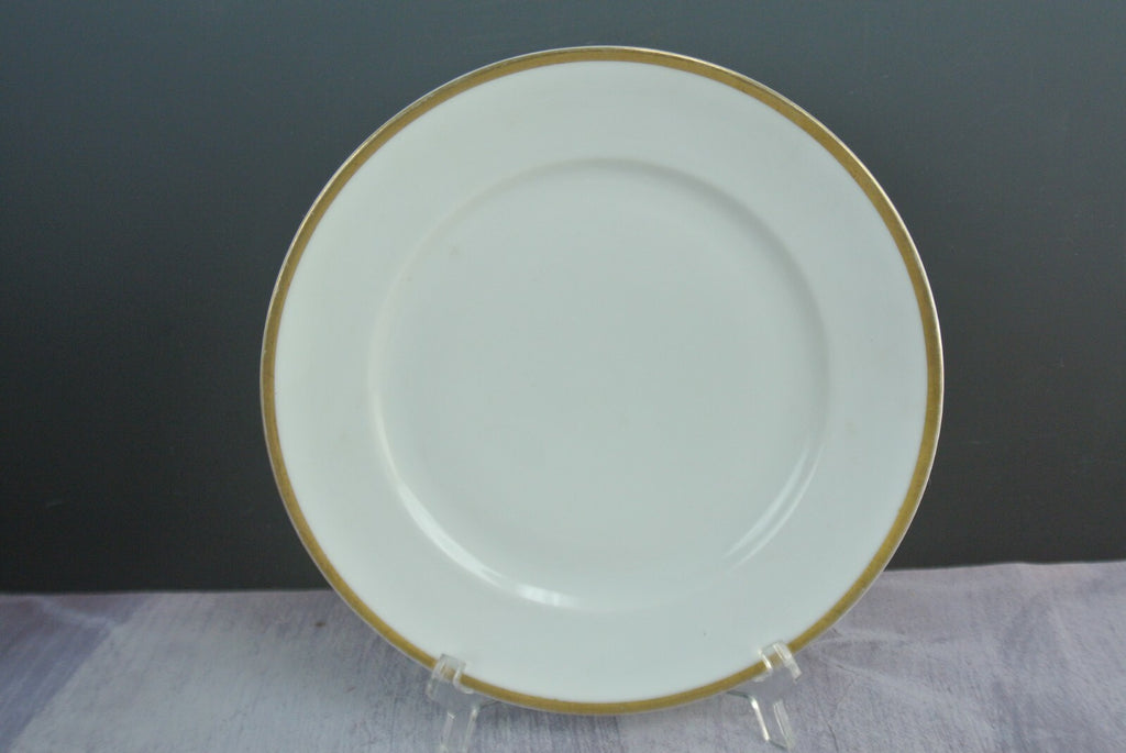 Vintage O&EG Royal Austria Meridian Gold Trim Luncheon Plates Set Of 5