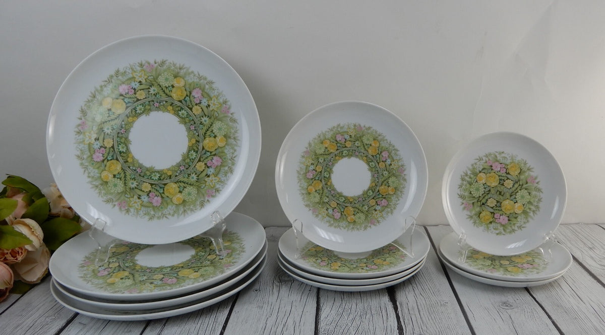 27 Pc 7-Piece 4 Place Setting Noritake Younger Image "BIMINI" 6923 Pattern