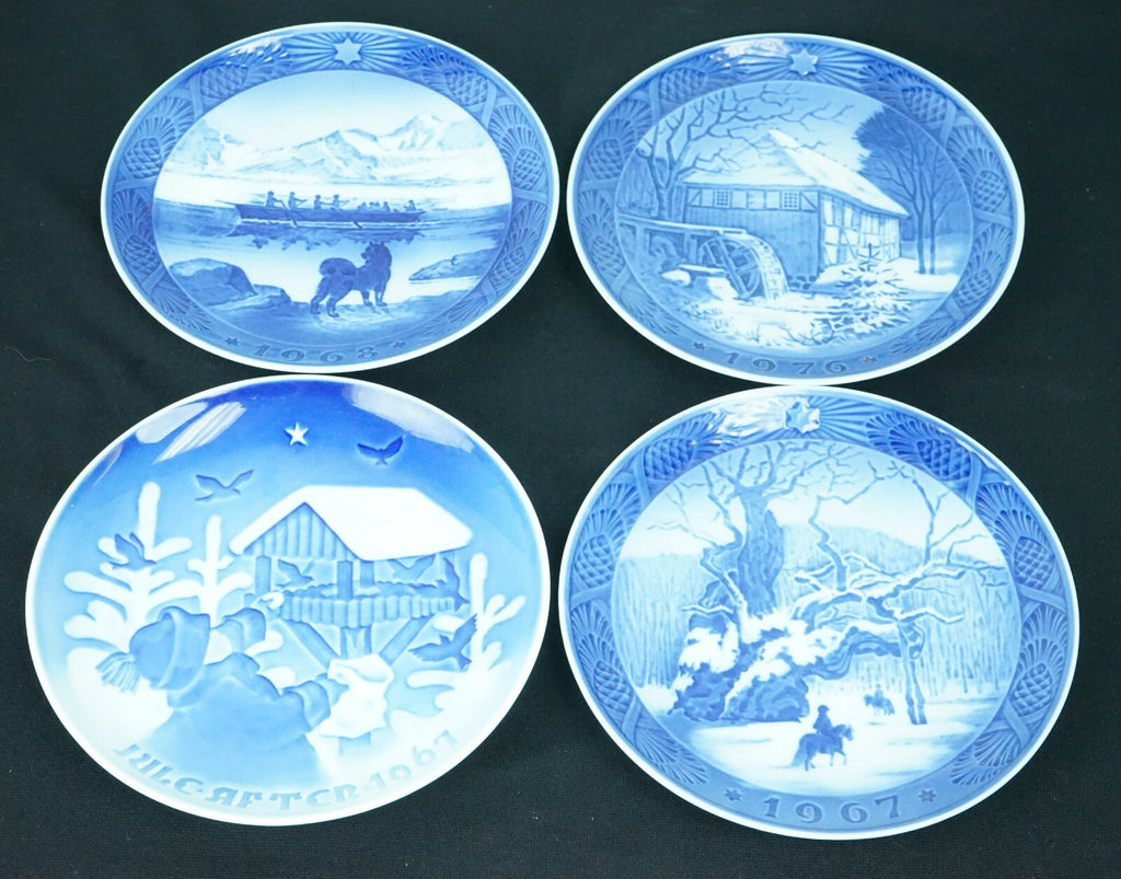 Royal Copenhagen Denmark Annual Christmas Plate 1967, 67, 68, 76 Kai Lange