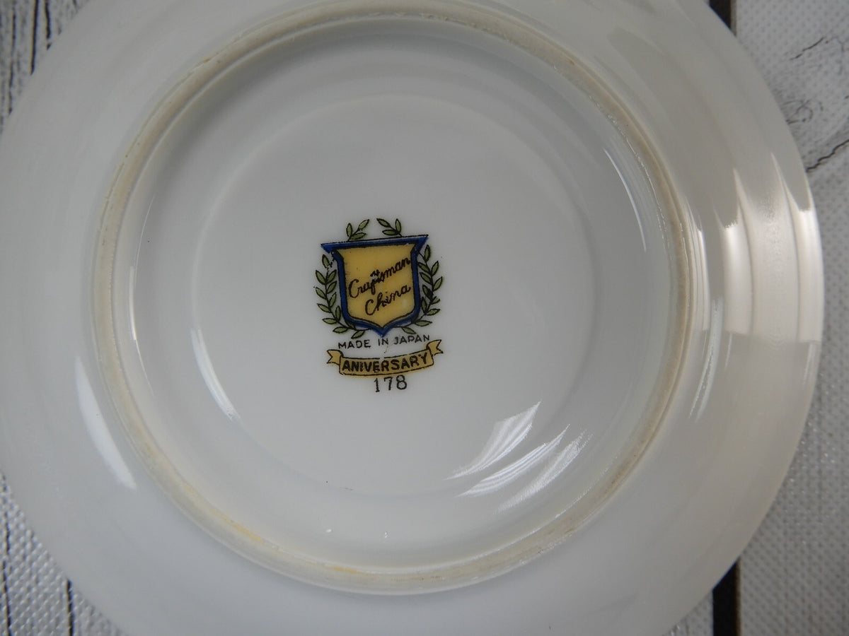 Vtg Anniversary Craftsman China Japan 30 Pc 6-Piece 5 Place Setting #178 Pattern
