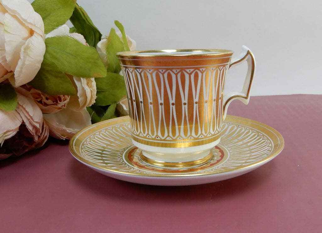Vintage Royal Chelsea Cathedral Pattern England Cup & Saucer
