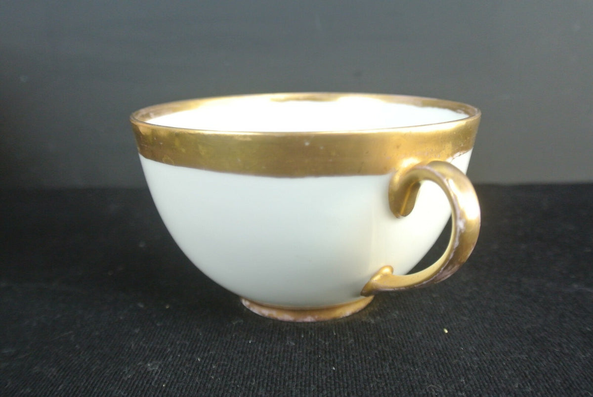 Mismatched Set Of 3 Thomas Bavaria Two Handle Cup And Haviland Limoges Saucers