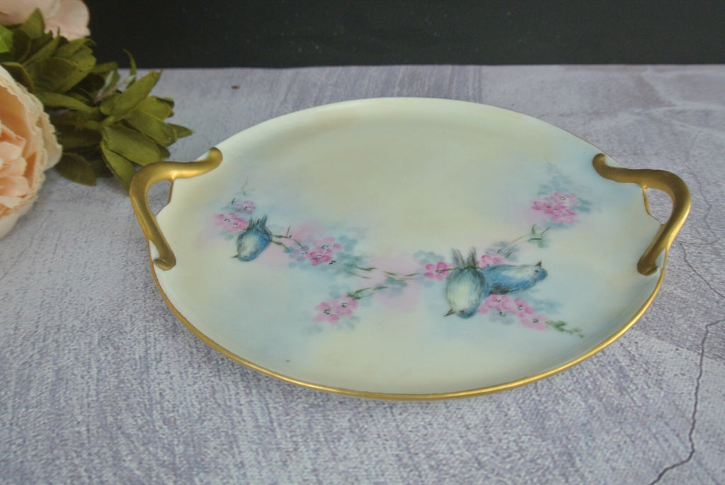 Vintage RS Reinhold Schlegelmilch Germany Small Handpainted Decorative Plate