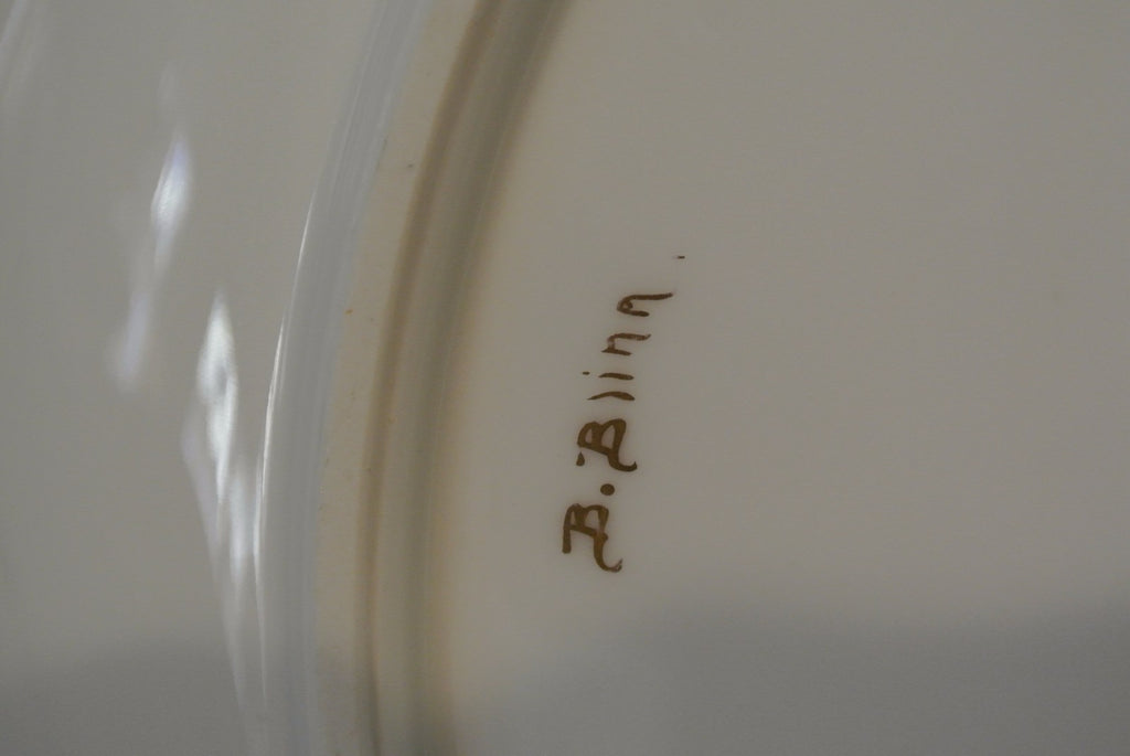 VINTAGE  HUTCHSENREUTHER SELB BAVARIA CAKE PLATE 12-5/8"