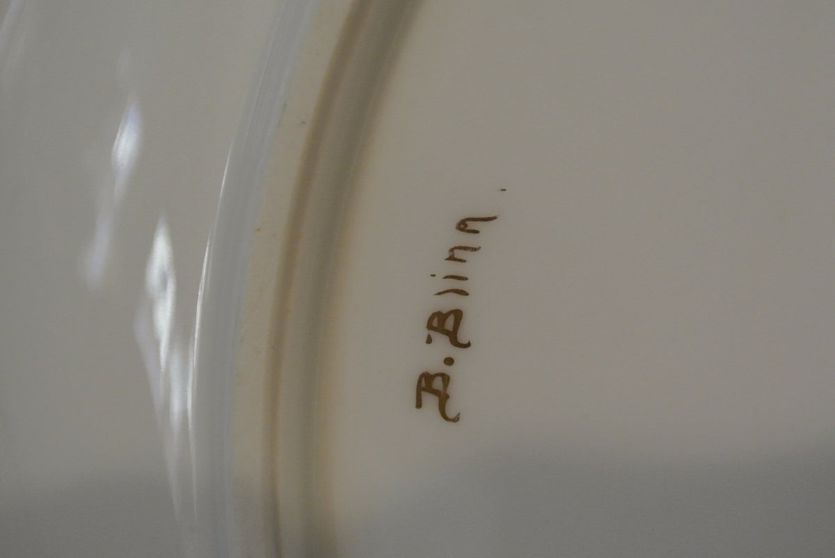 VINTAGE  HUTCHSENREUTHER SELB BAVARIA CAKE PLATE 12-5/8"
