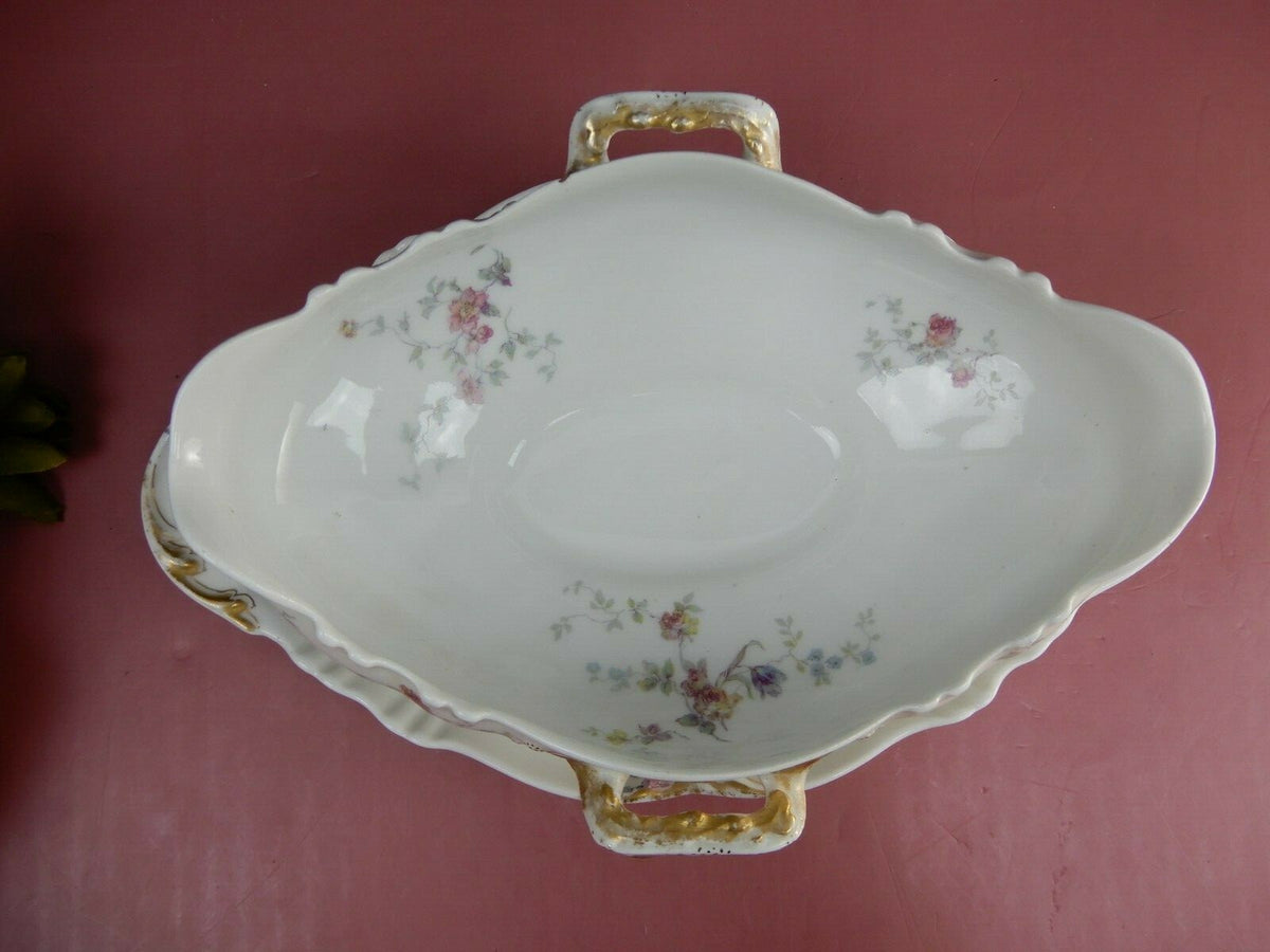 Theo Haviland Limoges France Porcelain Gravy Boat Saint Cloud