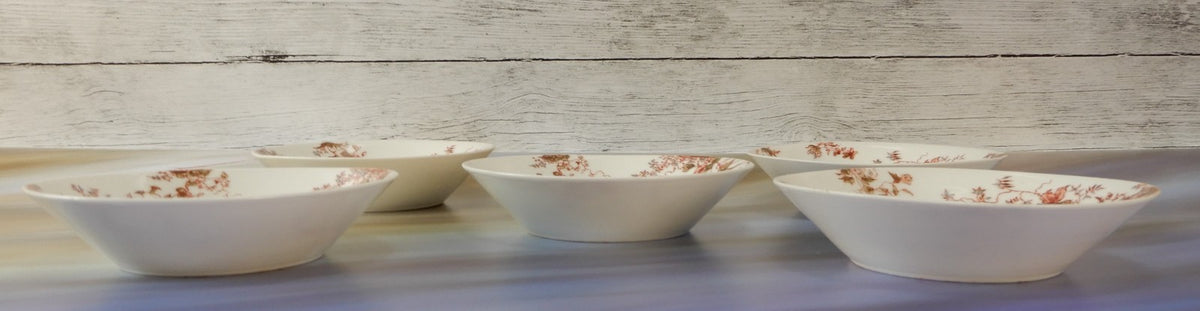 Set of 5 Antique Haviland Limoges J. McD. & S. Co~ Fruit Bowls
