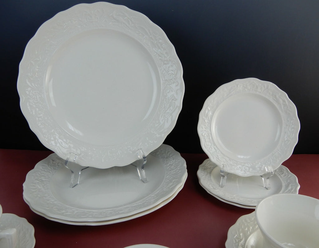Vintage Mt Clemens Pottery Vogue China 4 Piece Place Settings for 3
