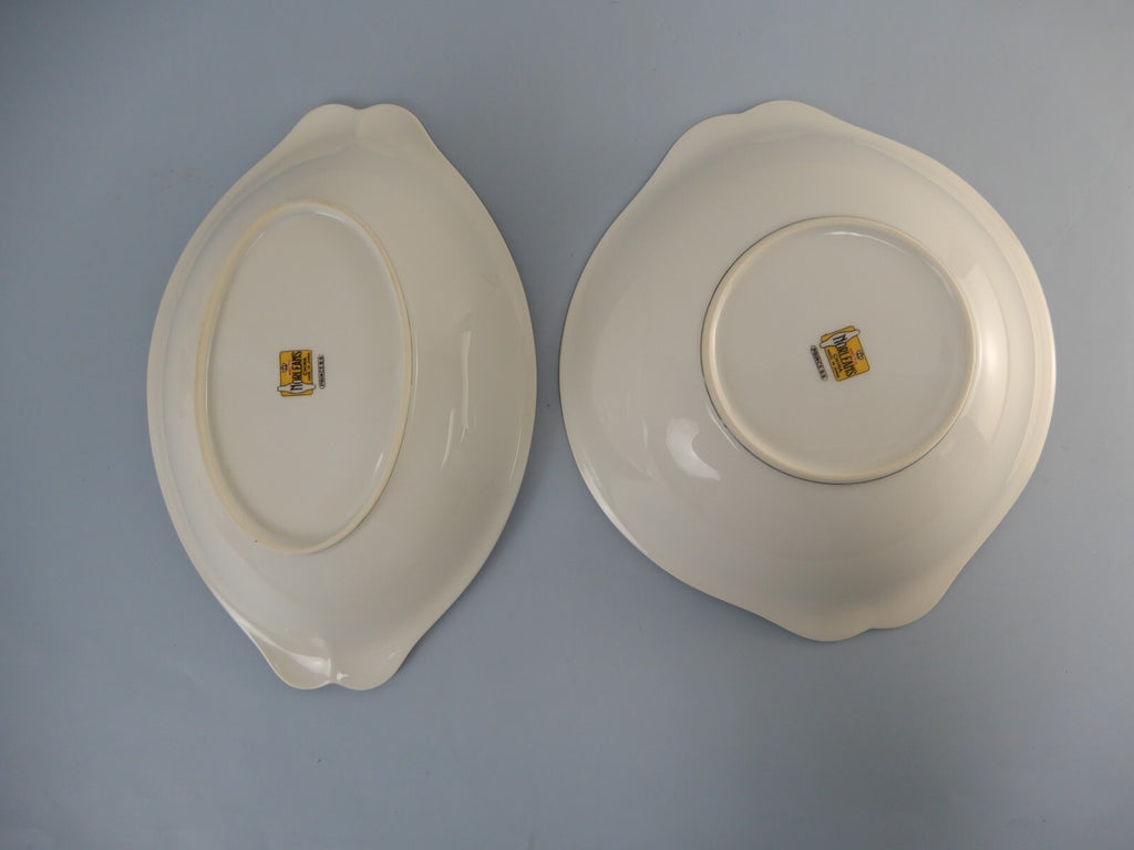 Vintage Meito Norleans China "Princess" One Oval Bowl and One Round Bowl