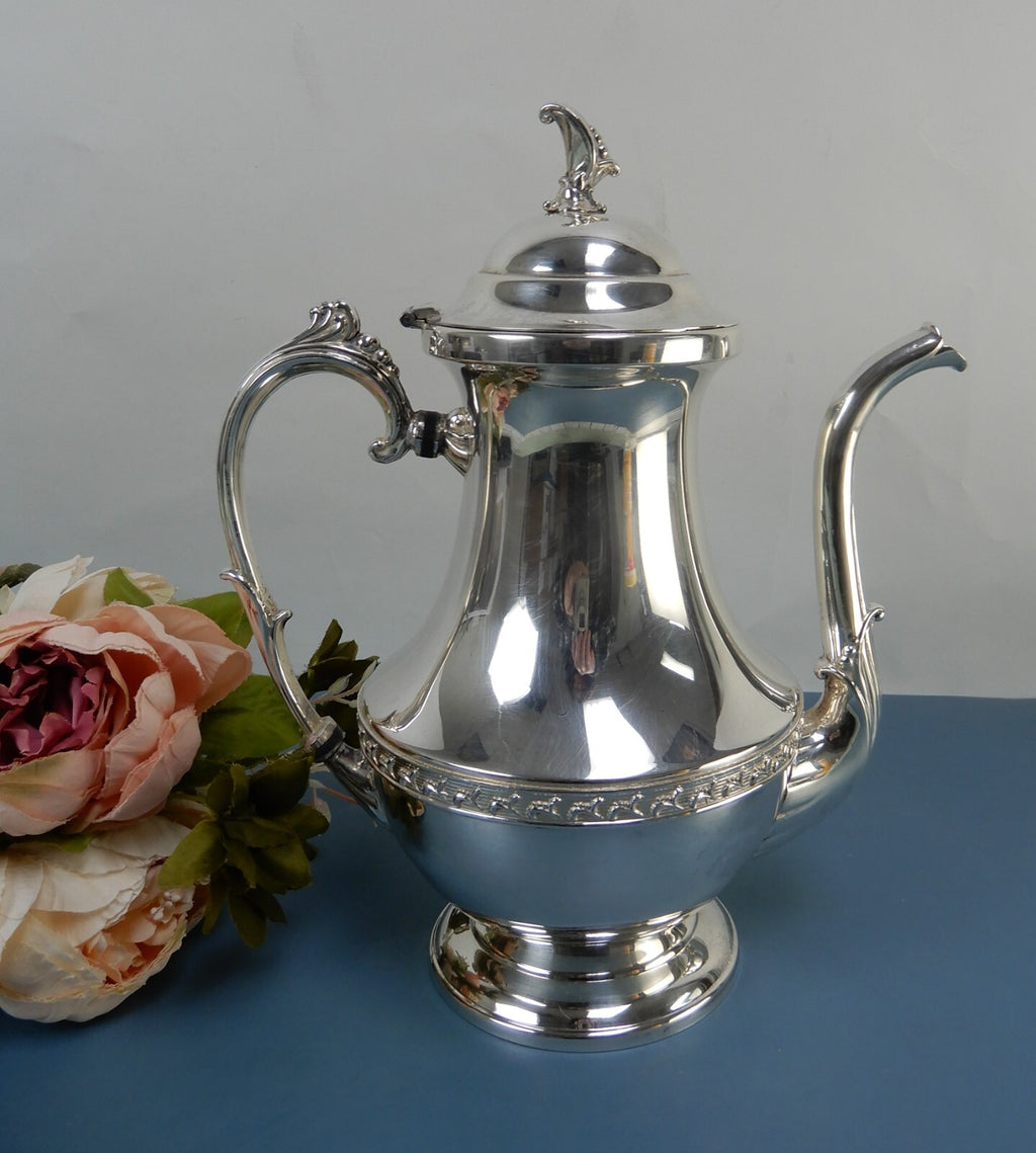 Antique "Sheets Rockford S.CO.1875" # 107 Silver Plate Coffee/Pot