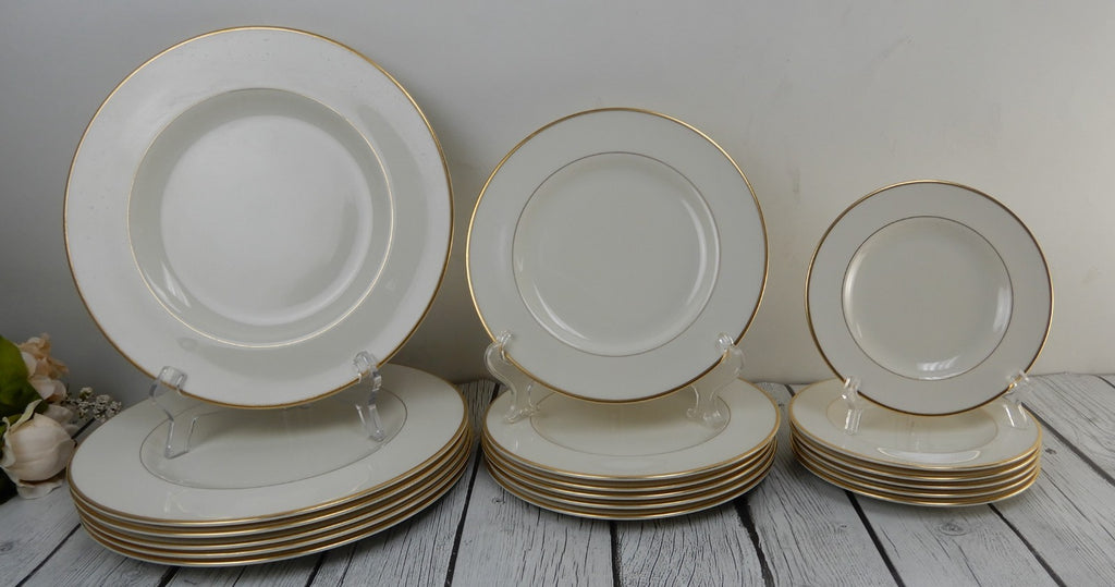 Vintage 30 Piece Pickard Gold Horizon~ 6 Place Setting Made in U.S.A.