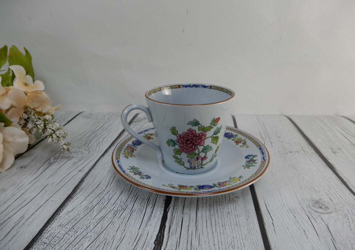 Vintage Peacock by Spode Tea Cup & Saucer W156