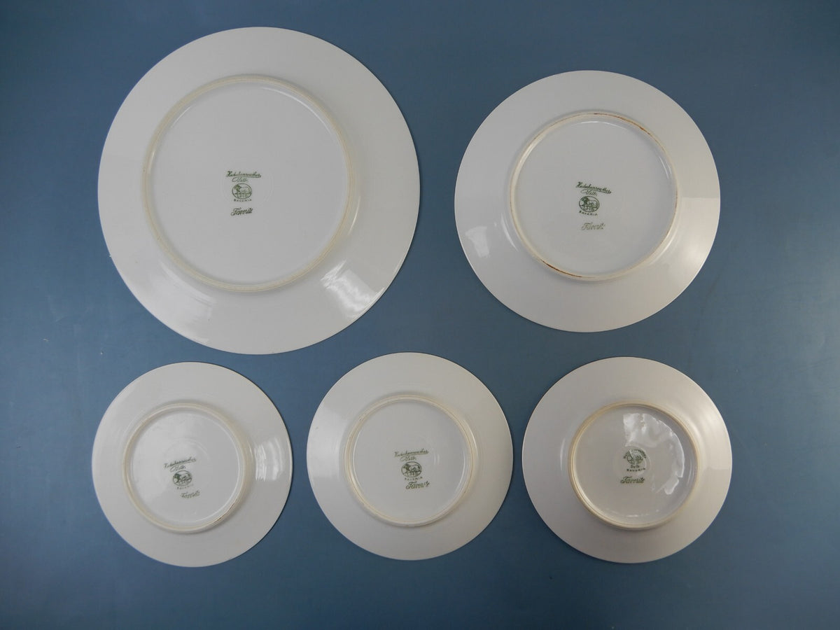 Set of 5 Replacement Pieces of  Hutschenreuther LHS Favorite Bavaria Plates
