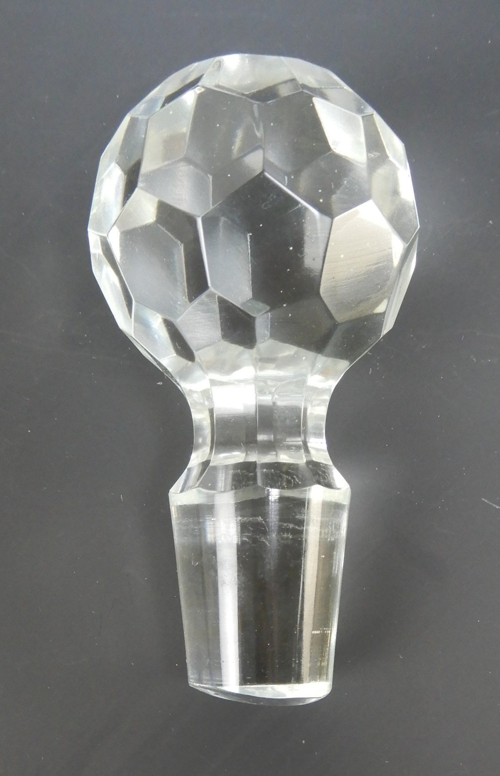 GO Home Modern Clear Glass Round Decanter 12-1/2" Tall