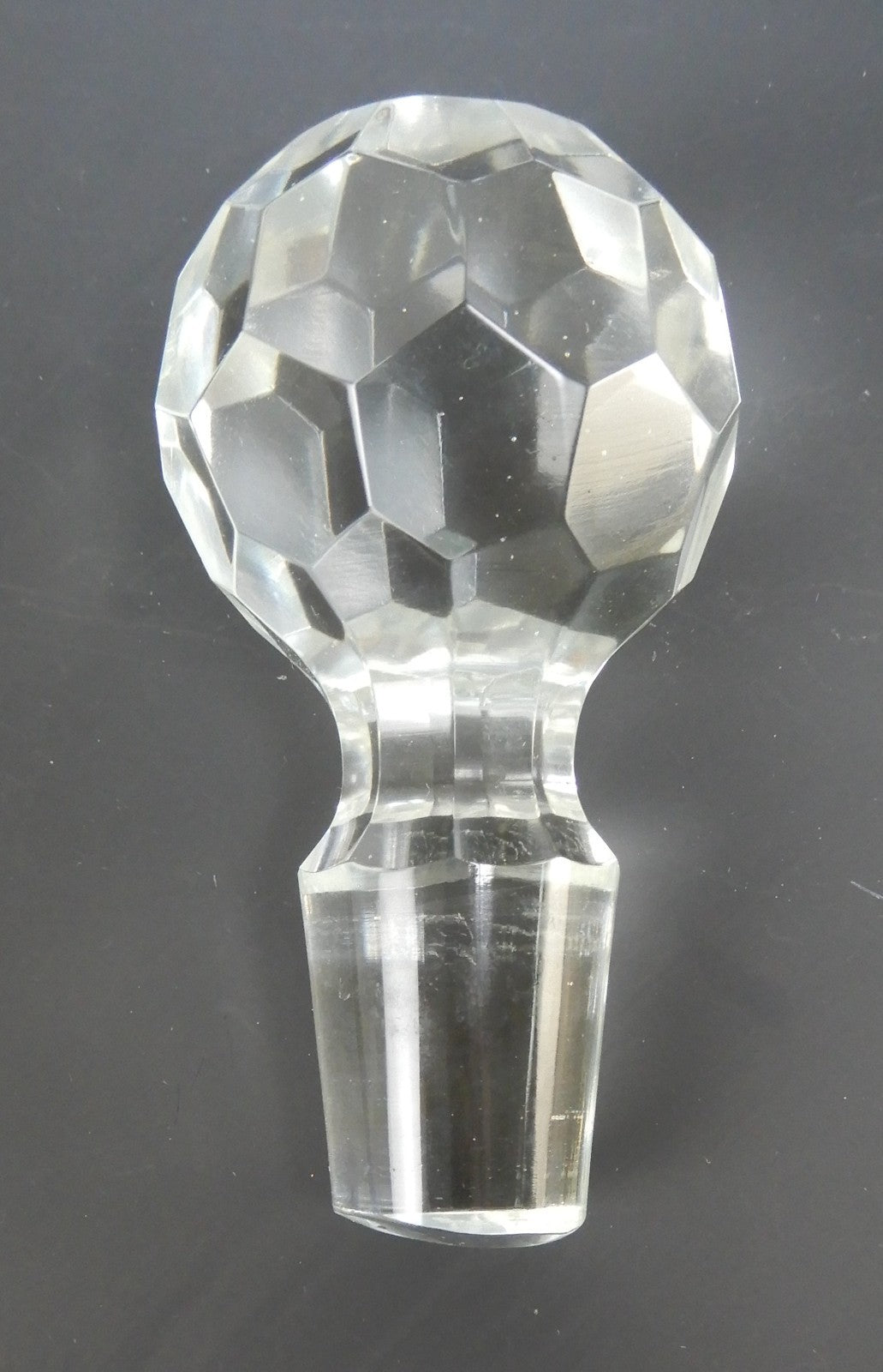 GO Home Modern Clear Glass Round Decanter 12-1/2" Tall
