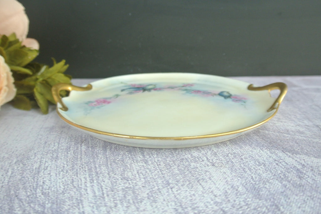 Vintage RS Reinhold Schlegelmilch Germany Small Handpainted Decorative Plate