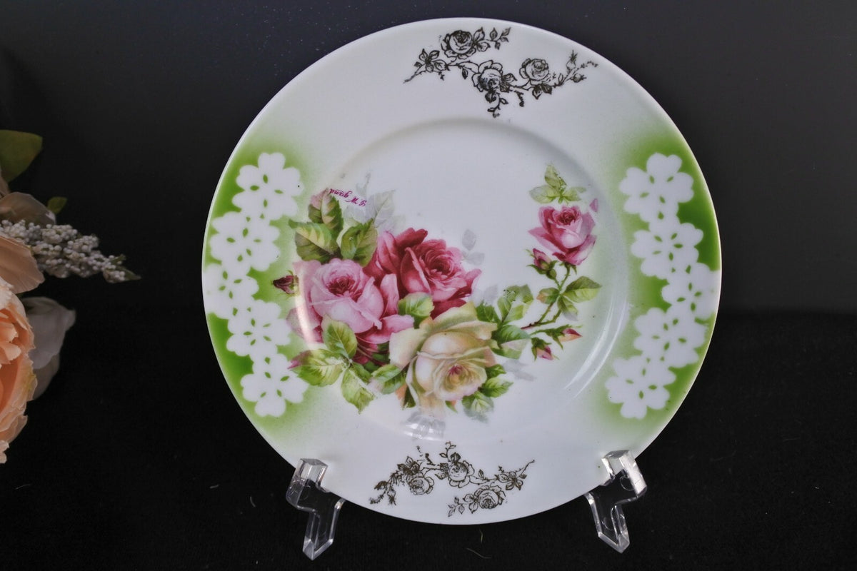 Lot Of 5 Vintage Weiman Porcelain Dessert Plates G. Weigmand Made In Germany