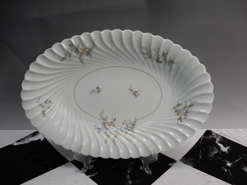 Vintage Haviland Limoges "Orsay" Made in France 15-3/4" Platter &Two Oval Bowls