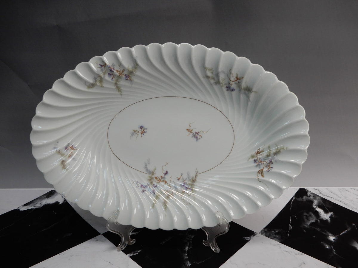 Vintage Haviland Limoges "Orsay" Made in France 15-3/4" Platter &Two Oval Bowls