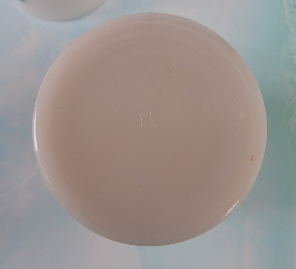Set of 5 Hazel Atlas Milk Glass Clown Face High Ball Tumbler Glass 11 oz