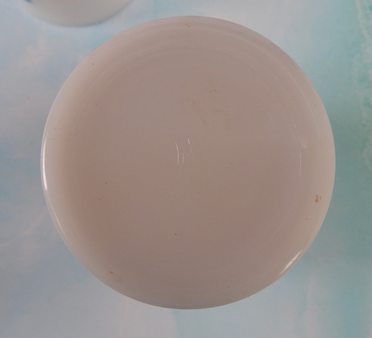 Set of 5 Hazel Atlas Milk Glass Clown Face High Ball Tumbler Glass 11 oz
