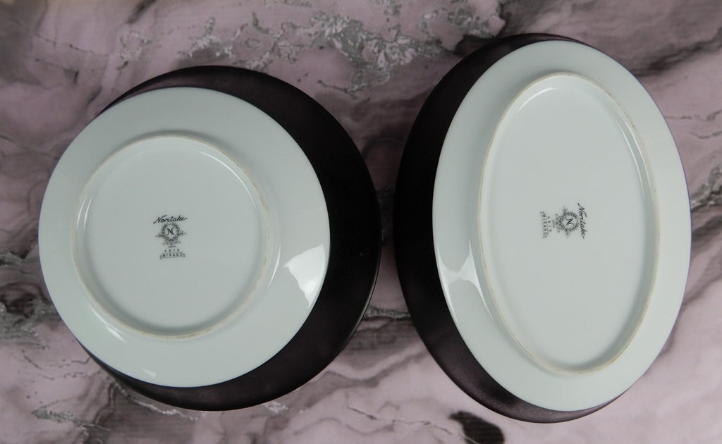 Vintage Set of Noritake "Mirano" 6878- Oval and Round Serving Bowls
