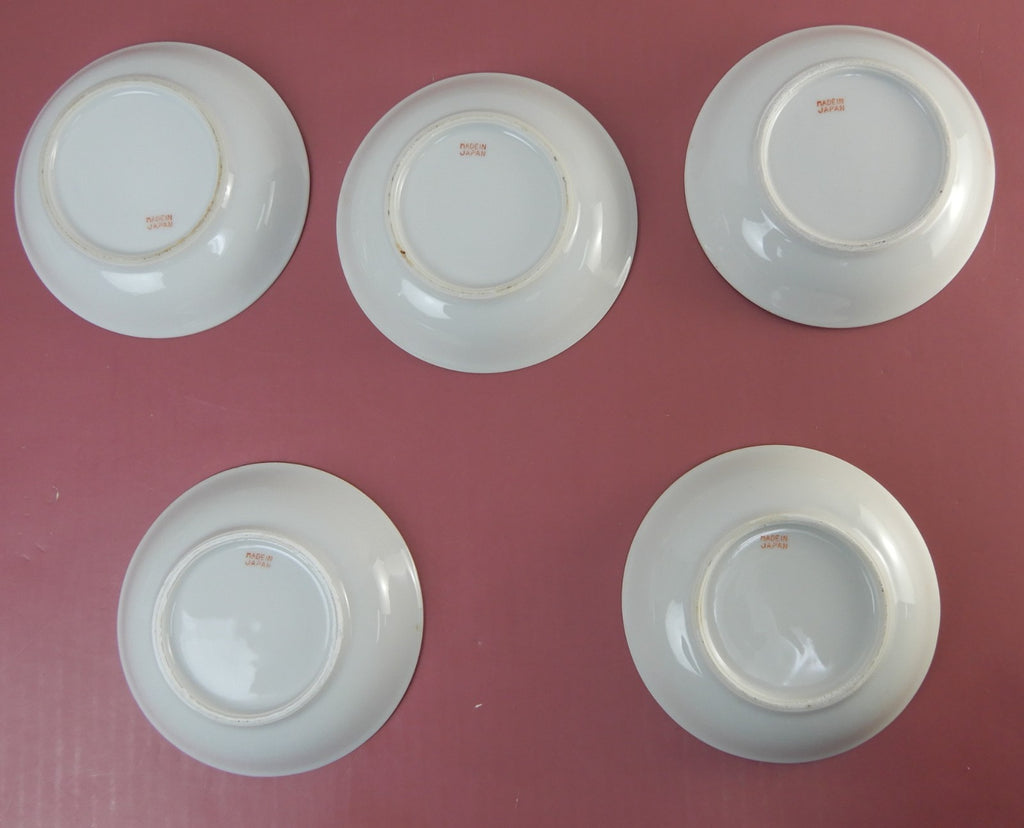 Vintage Set of 5 "Mayfair China" Made in Japan Dessert Bowls