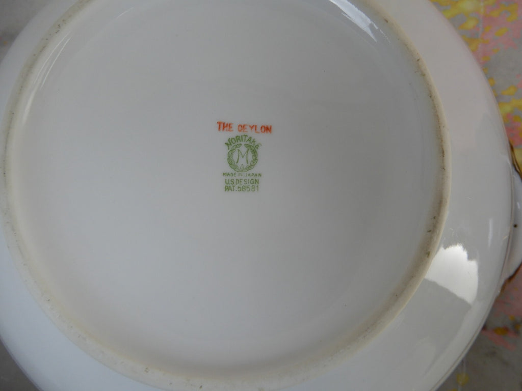 Set of Two Vintage Noritake Morimura "THE CEYLON"  Covered Serving Bowls