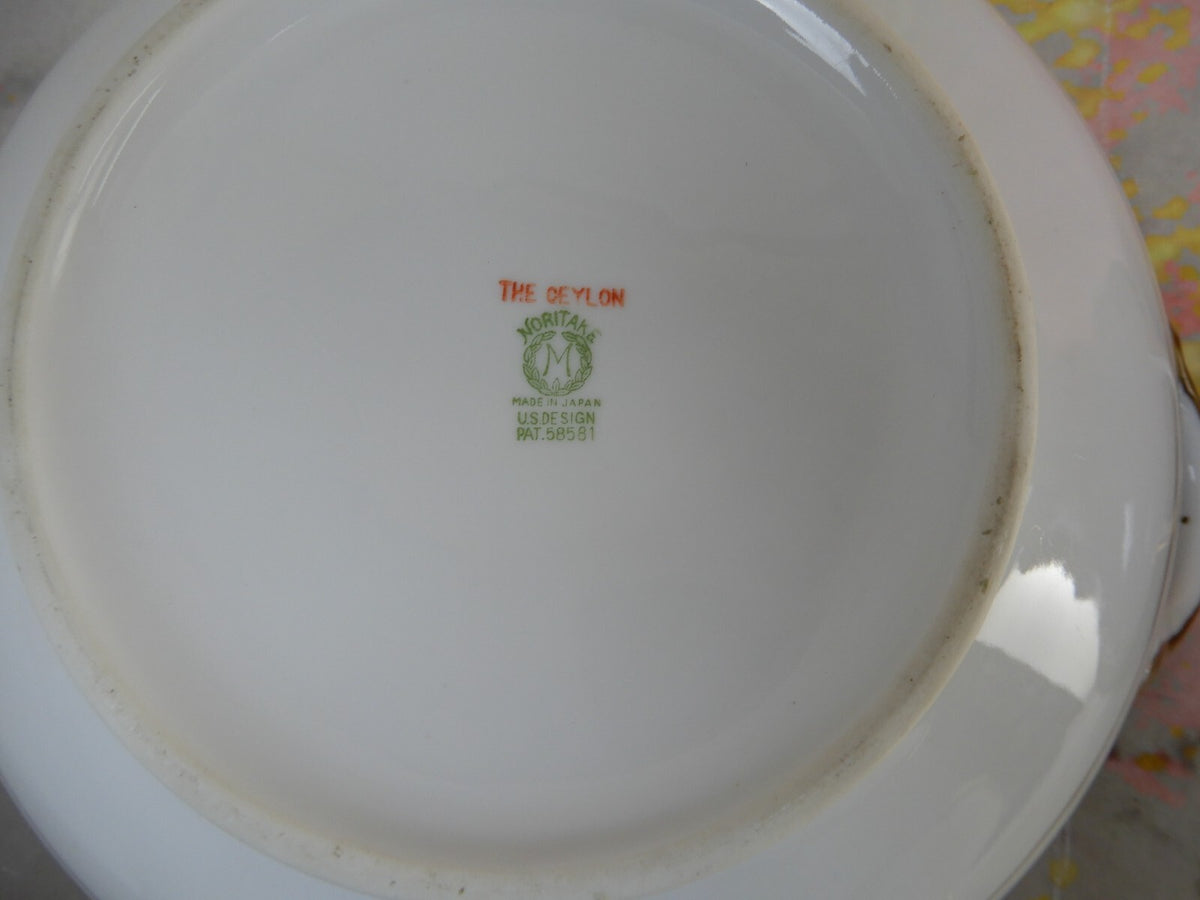 Set of Two Vintage Noritake Morimura "THE CEYLON"  Covered Serving Bowls