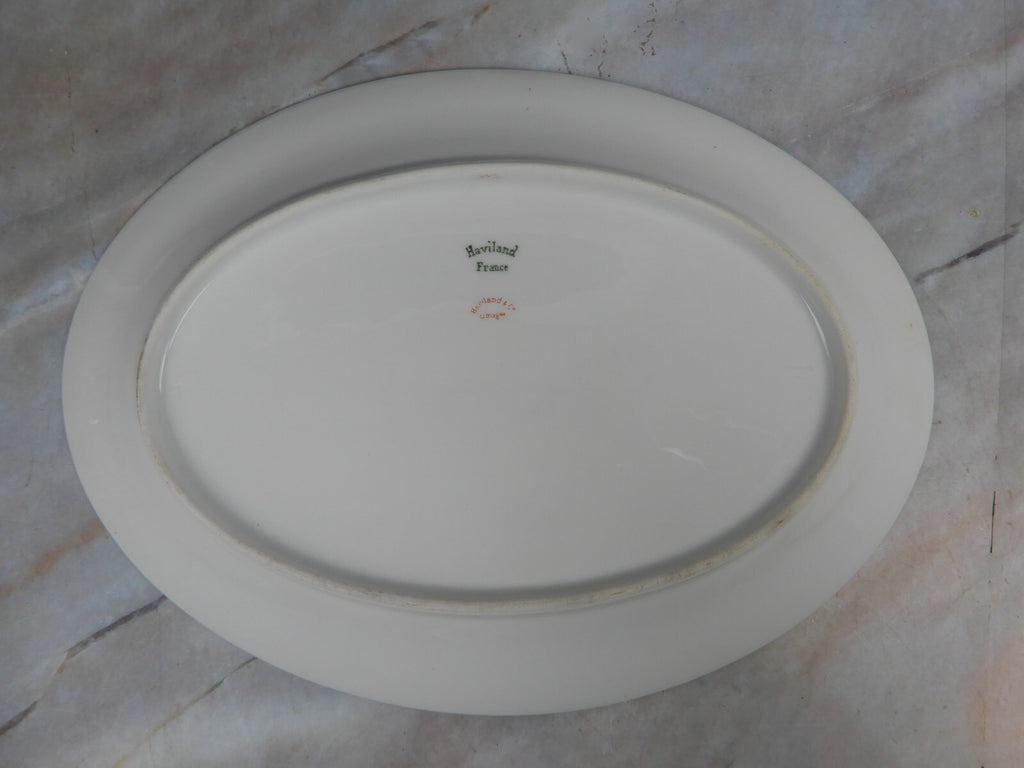 Set of 3 Vintage Platters Haviland Limoges Schleiger 61l Pattern