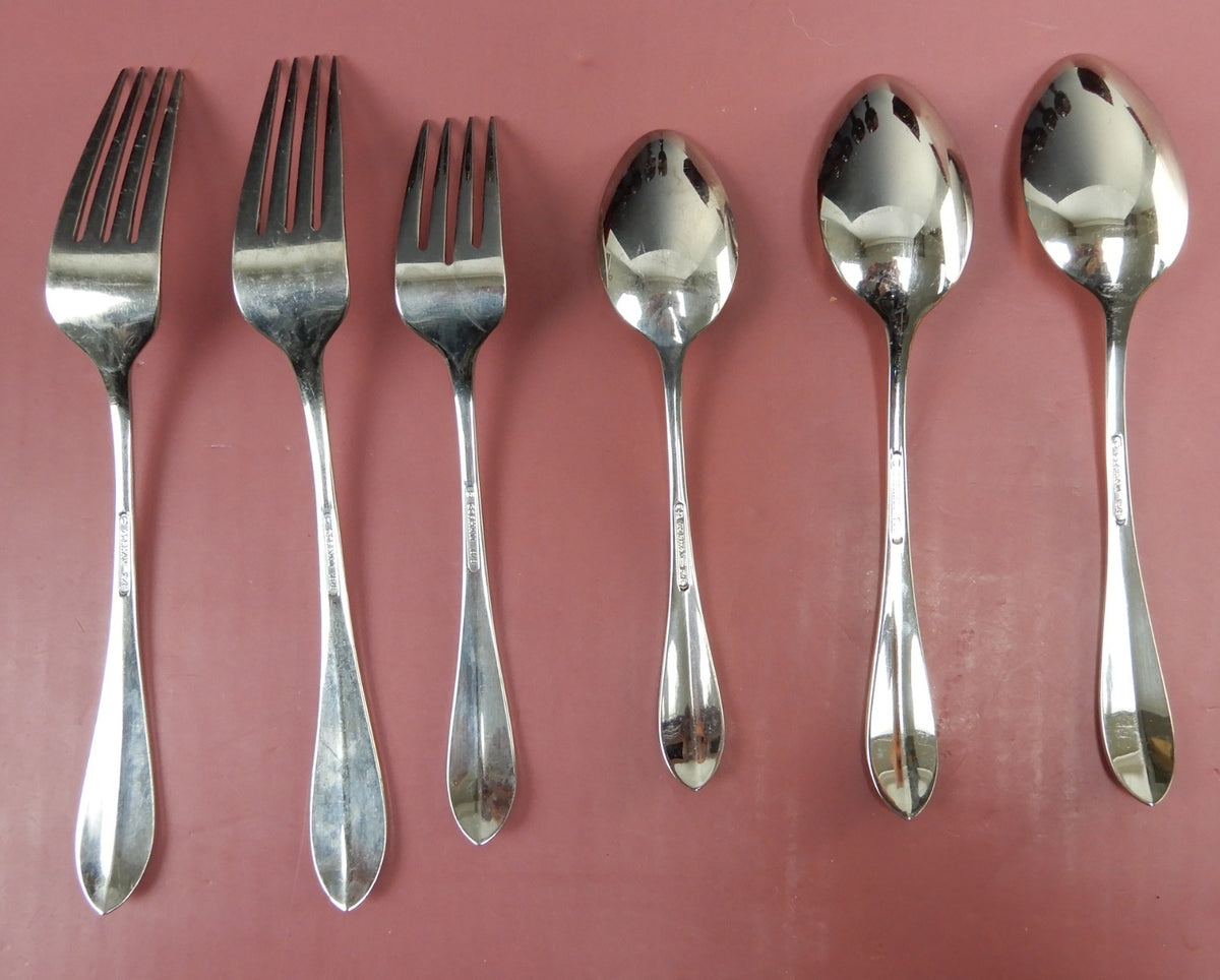 Gorham Meredith Stainless Flatware 18/8 SET of 6 Replacement Pieces