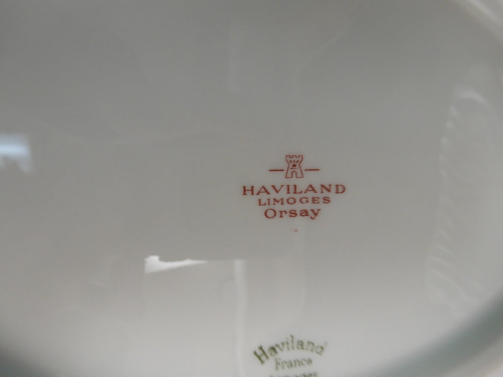 Vintage Haviland Limoges "Orsay" Made in France 15-3/4" Platter &Two Oval Bowls