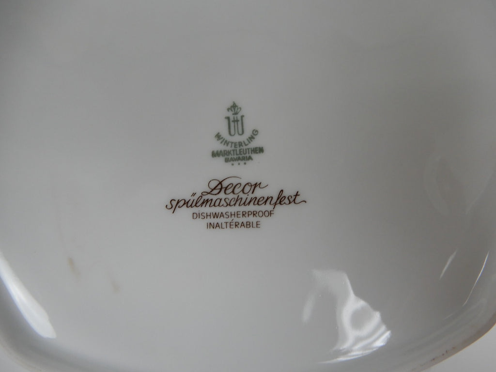Winterling Marktleuthen Bavaria Decor Spülmaschinenfest Platter, Lidded Bowl