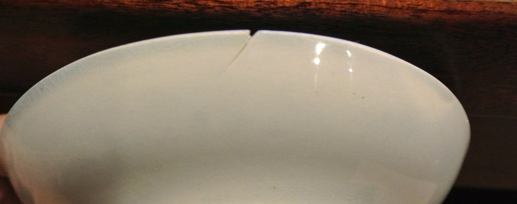4 Elsmore & Forster Trumpet Flowers Purple Ironstone Bowls