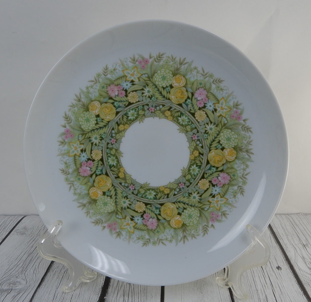 Noritake Younger Image "BIMINI" 6923 Pattern Chop Plate,Round Bowl