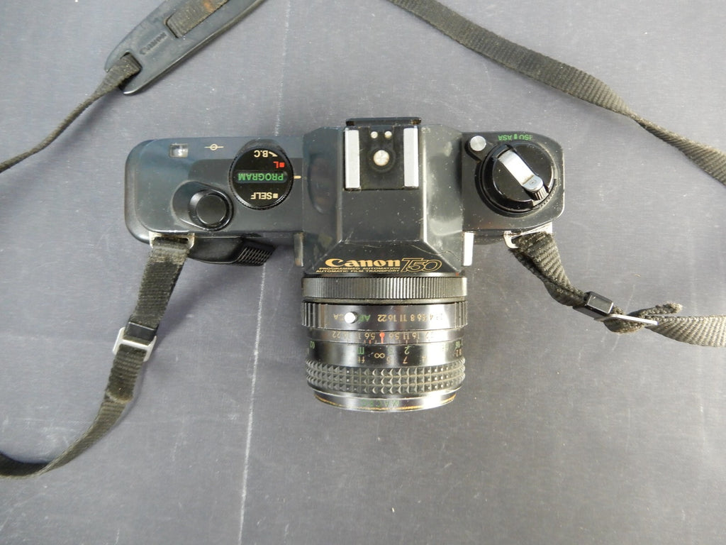 Canon T50 35mm SLR Film Camera FOR PARTS OR REPAIR AS IS