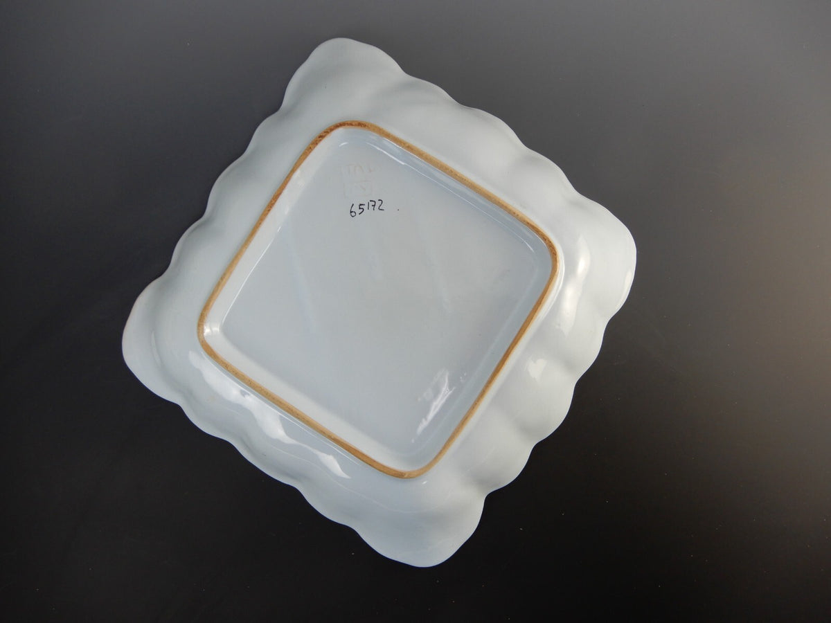 Vintage Majolica Italy PV Ceramic Chip and Dip Tray