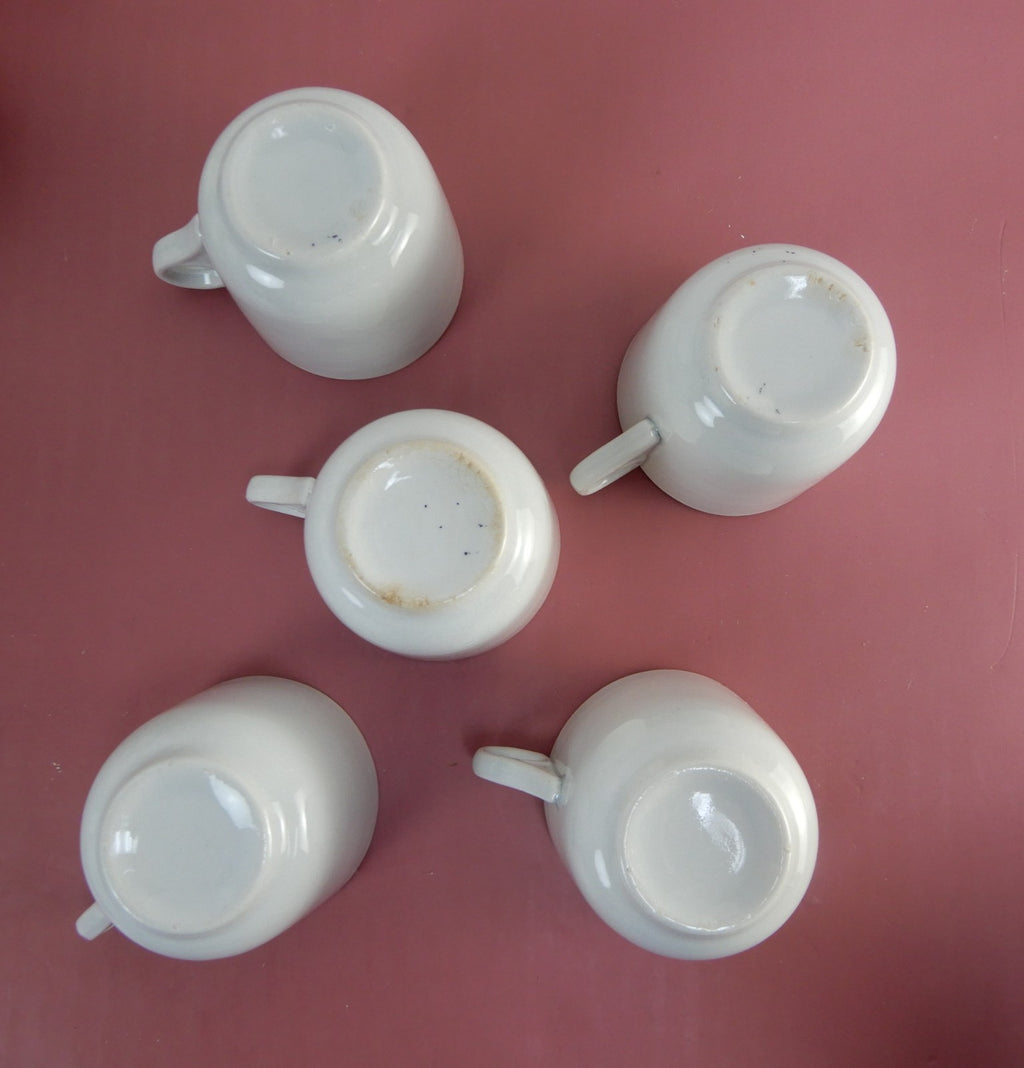 Antique J. & E. Mayer Set of 5 Cups,4 Saucers,5 Dessert Plates