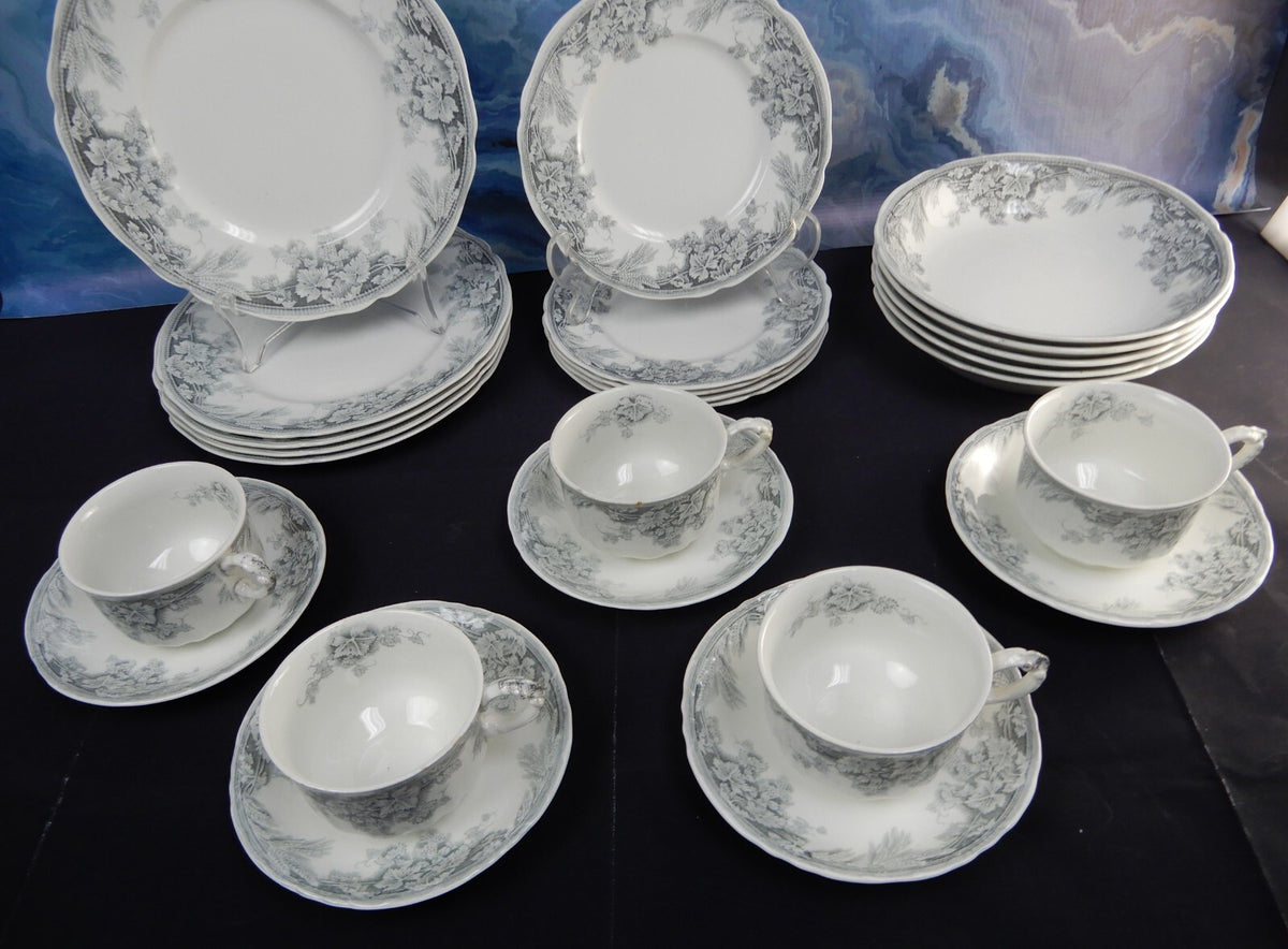 Imperial Pottery Harvest Grapes and Wheat 5-Piece Place Setting for 5