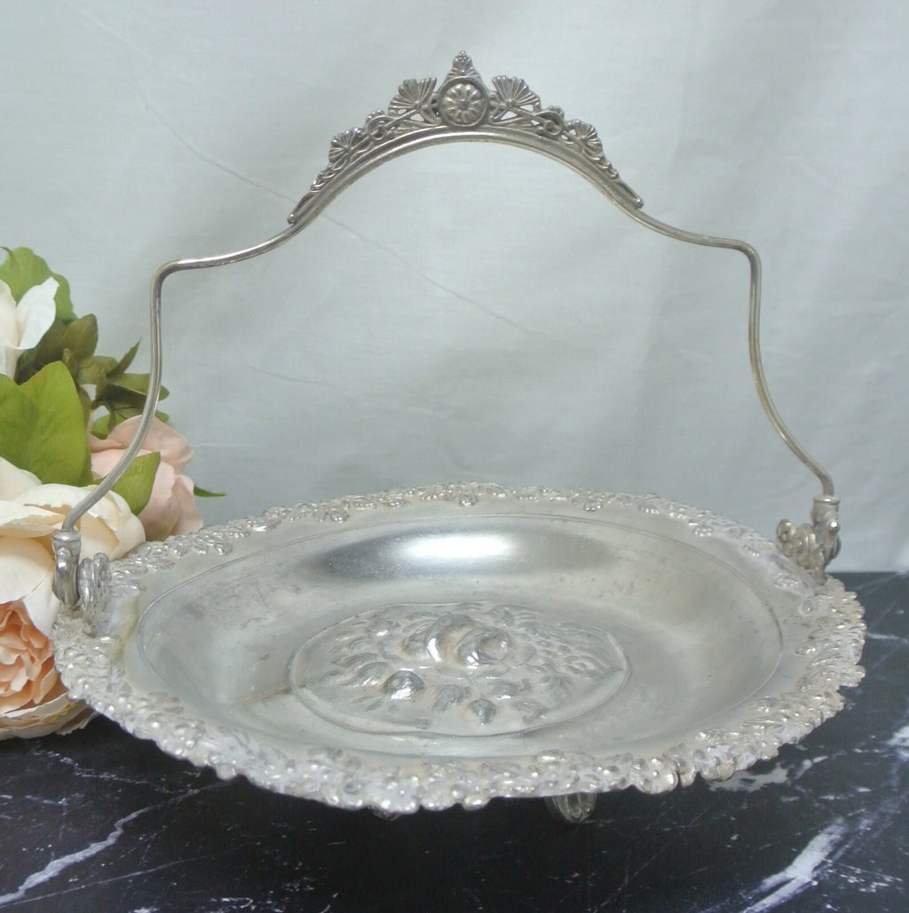 Vintage Aurora Warranted Established 1869 Brides Basket