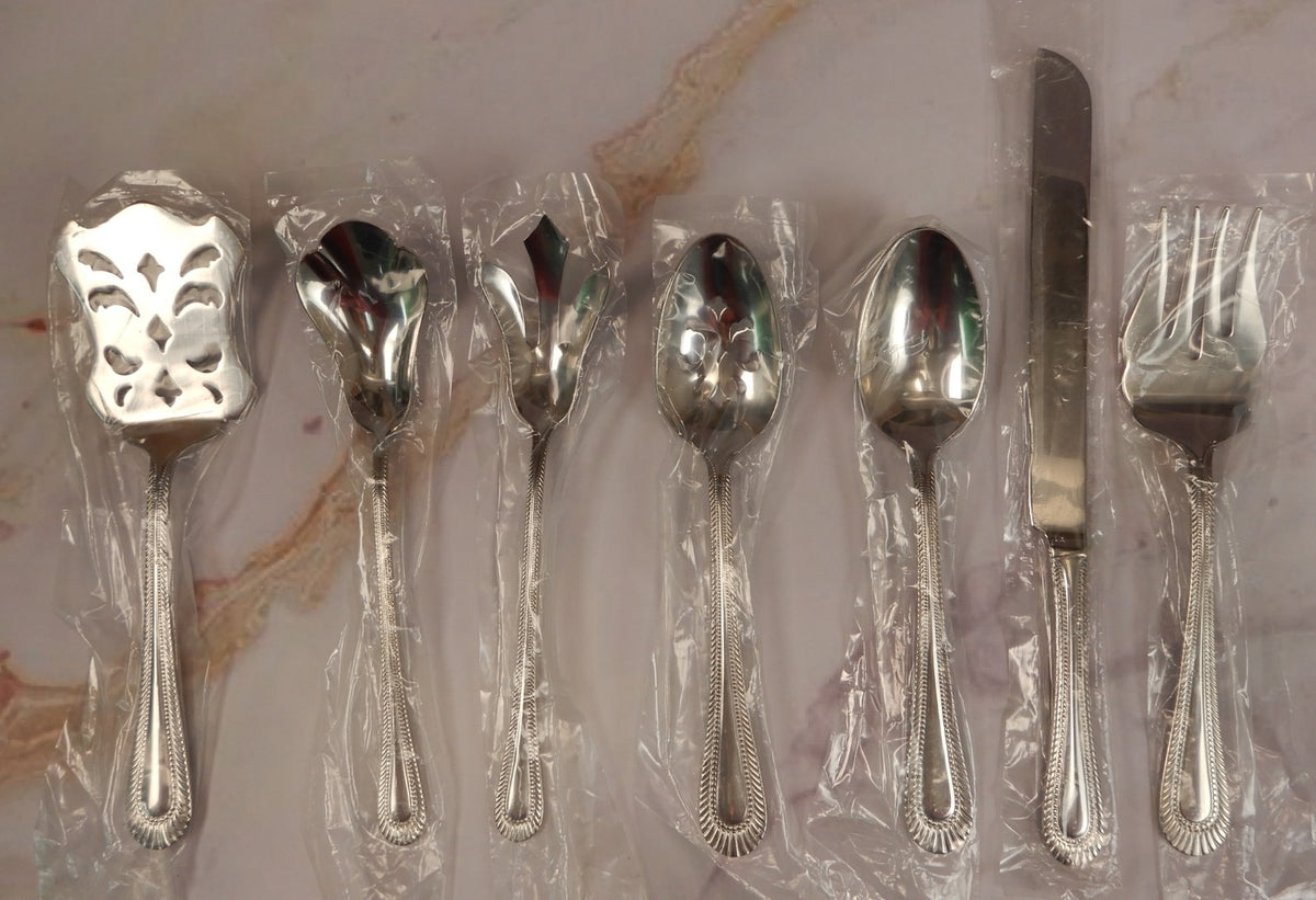 RSVP 18/10 Stainless Flatware Aldridge Wimberly 7 Service Pieces