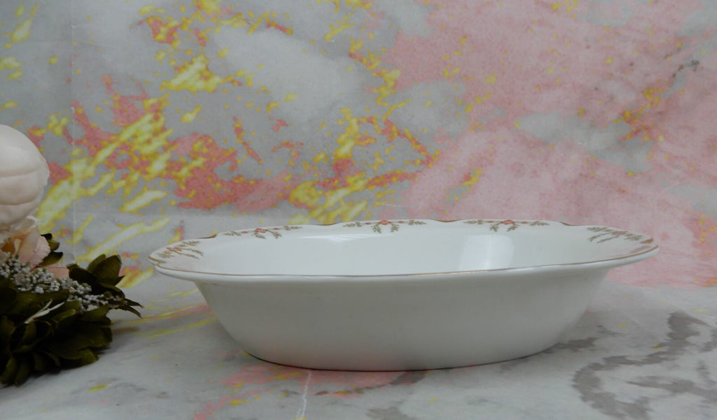 Vintage Haviland Limoges Schleiger 580 Pattern Serving Bowl And Relish Dish