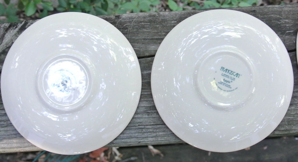 Set of 4 Franciscan Apple Cup and Saucers Made in England