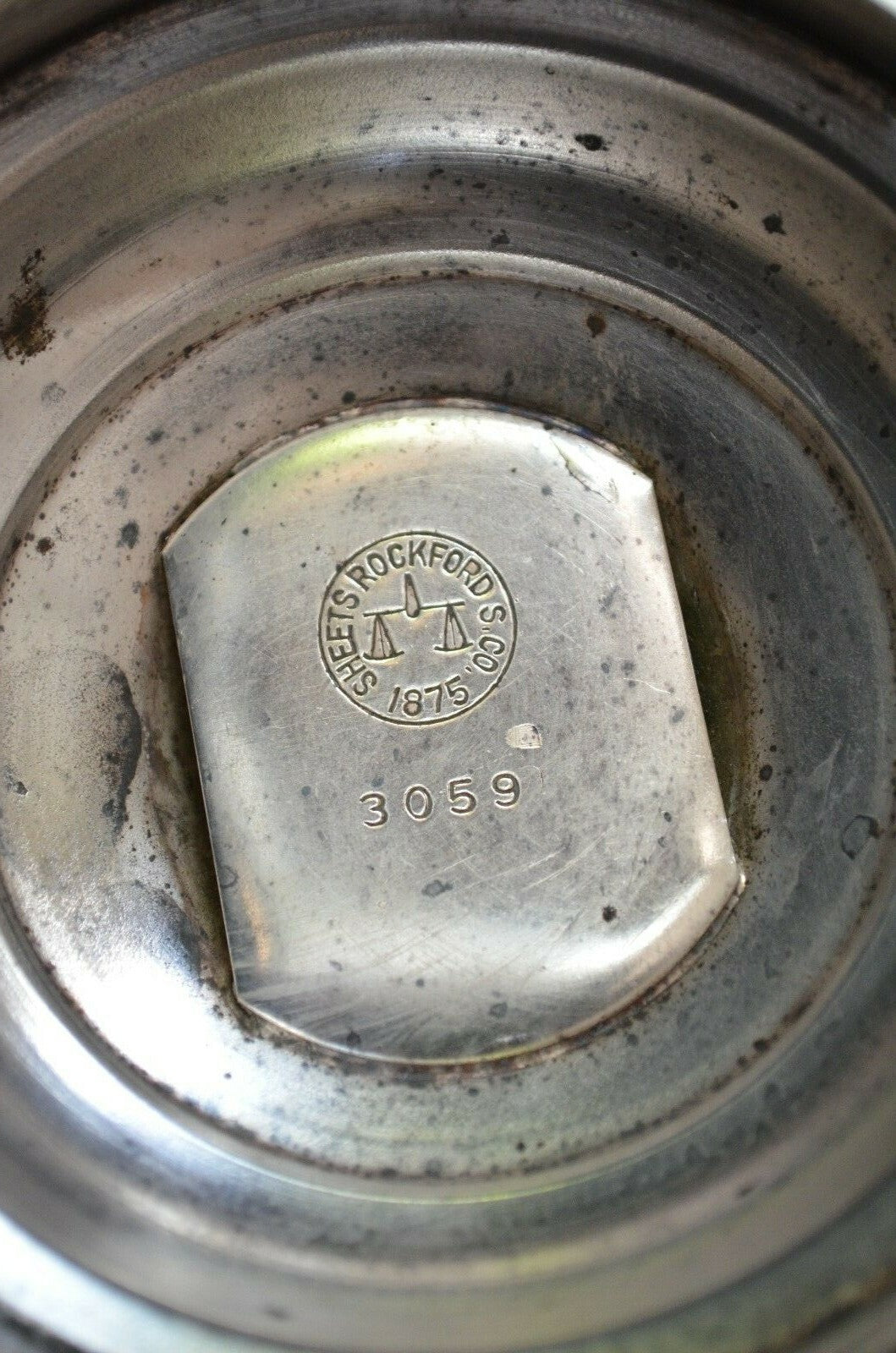 Antique Silver Plated Sheets Rockford S Co. 1875  Candle Holders -