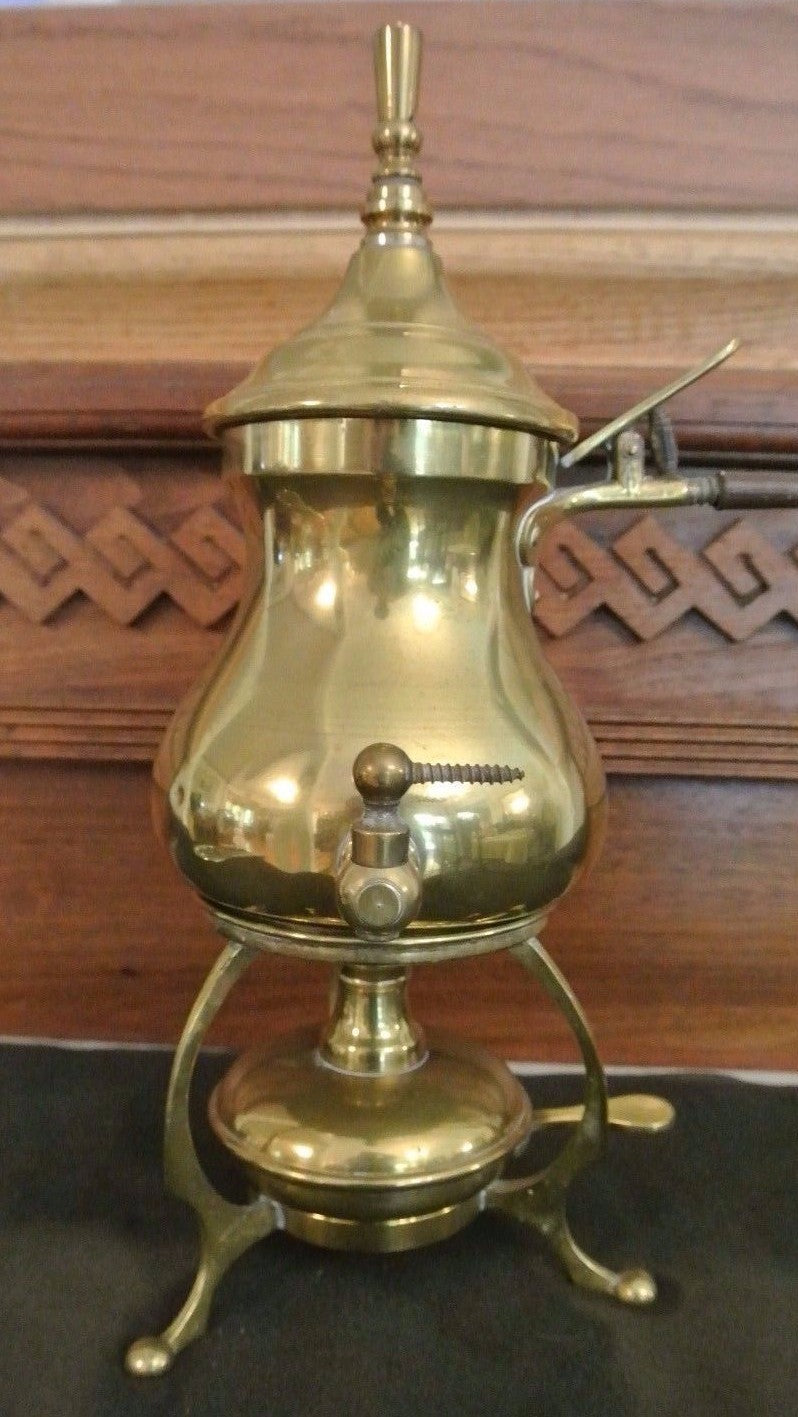 Vintage Old Brass F&R Fischer Kettle Pot DRGM 268000 / Boiler, Tea Kettle