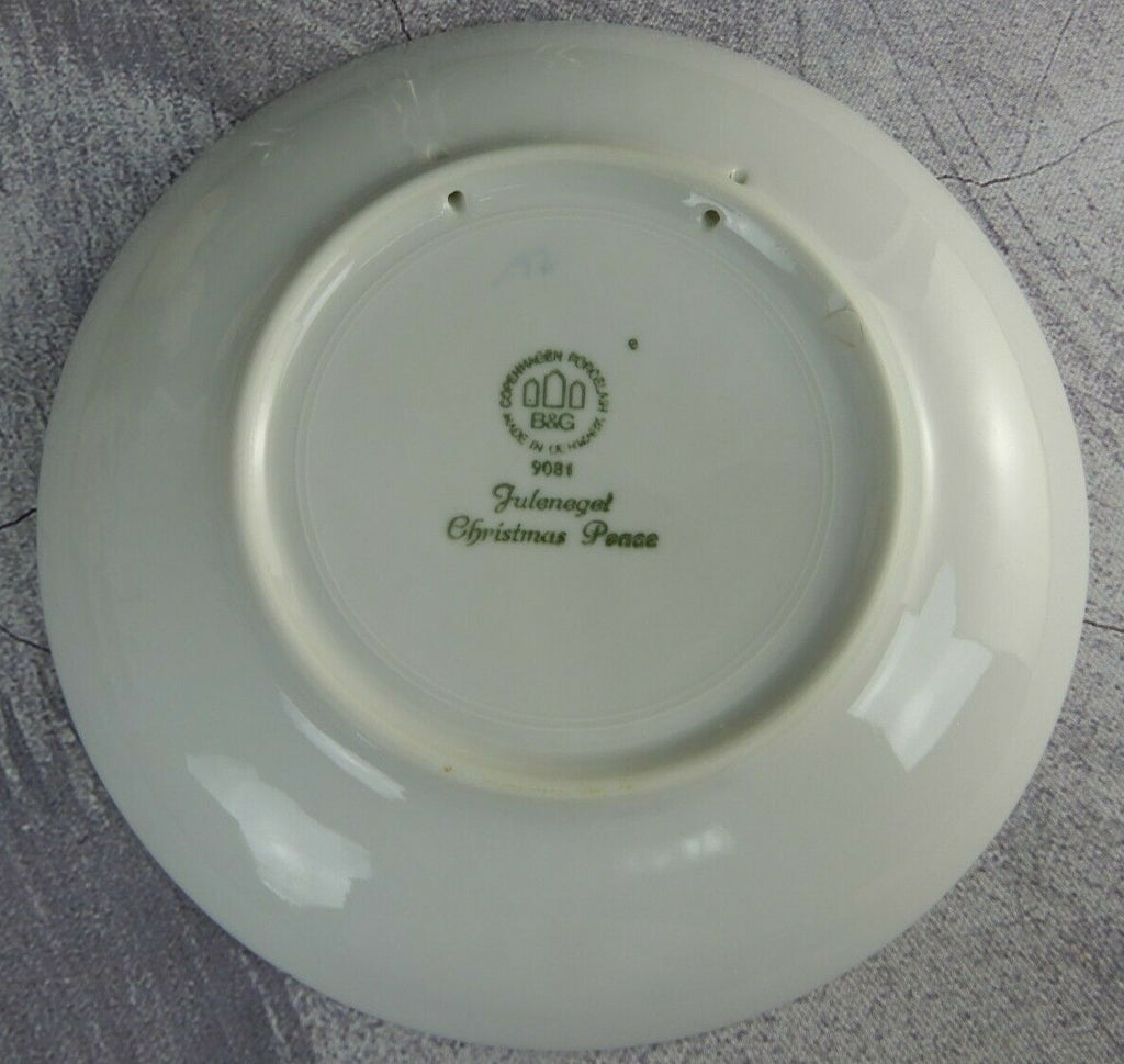 Set Of 5 Bing & Grondahl 1980-84 Annual Holiday Christmas Decorative Plates
