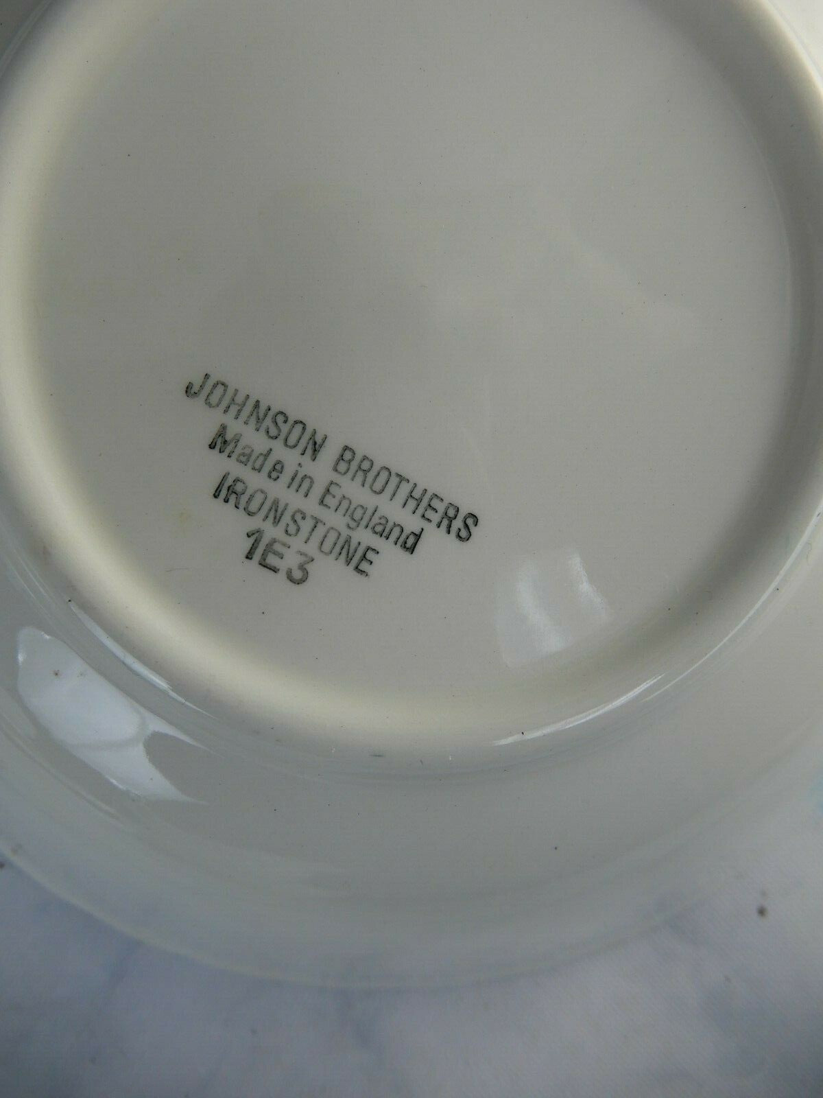 Vintage Snowhite Regency Johnson Bros. Ironstone Oval and Round Serving Bowls