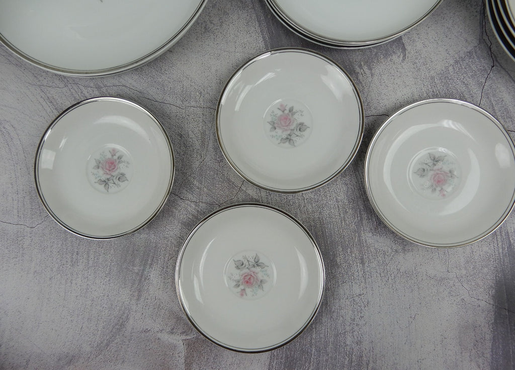 Set of 20 Pieces -4 Place Setting "Rosetta" Empress China Fine China Japan